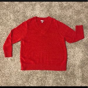 Red sweater by White Stag, size 3X